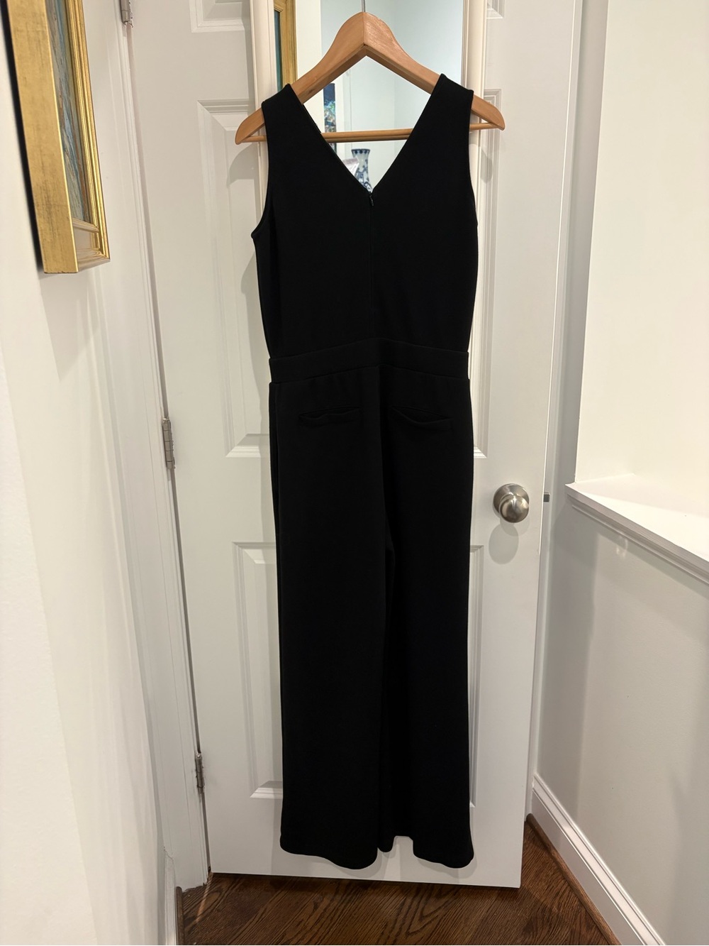 Varley Double Soft V-Neck Wide-Leg Jumpsuit